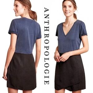 Anthropologie x Dolan | Colorblock Horizon Dress | Blue & Black | Small